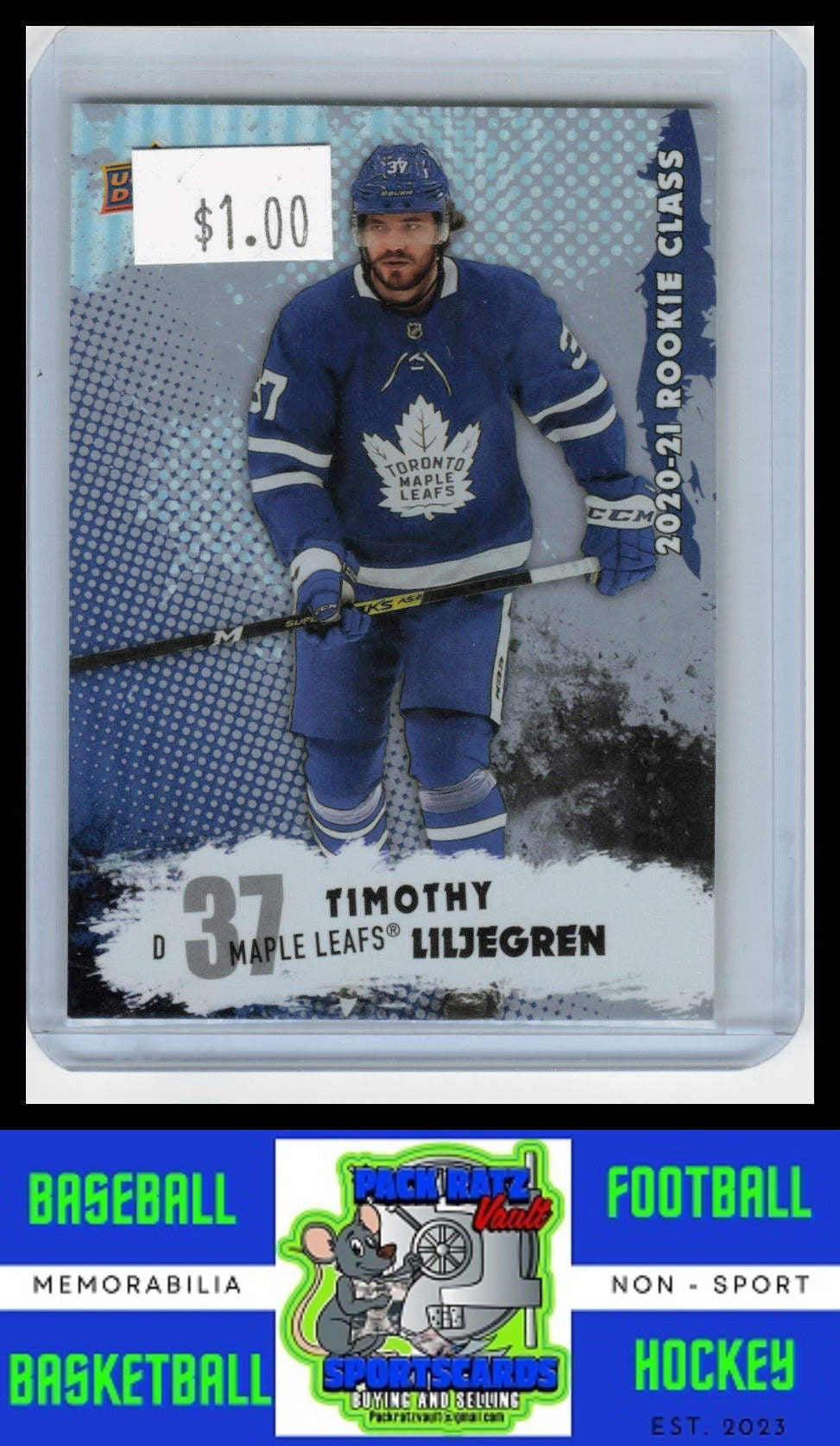 2020 Upper Deck #RC-14 Timothy Liljegren 2020-21 Rookie Class Red NM