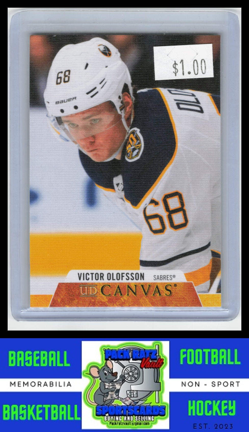 2020 Upper Deck #C132 Victor Olofsson UD Canvas NM