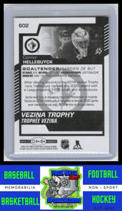 2020 O-Pee-Chee #602 Connor Hellebuyck Award Winners NM