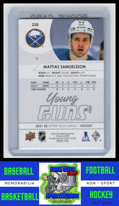 2021 Upper Deck #230 Mattias Samuelsson French NM