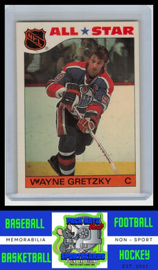 1985 Topps #2 Wayne Gretzky Sticker Inserts NM