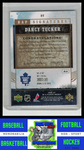 2006 Upper Deack #DT Darcy Tucker BAP Signatures NM