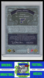 2007 Upper Deck Artifacts #AF-BY Brad Boyes Auto-Facts NM