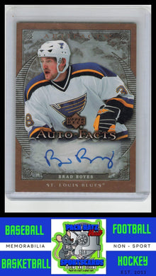 2007 Upper Deck Artifacts #AF-BY Brad Boyes Auto-Facts NM