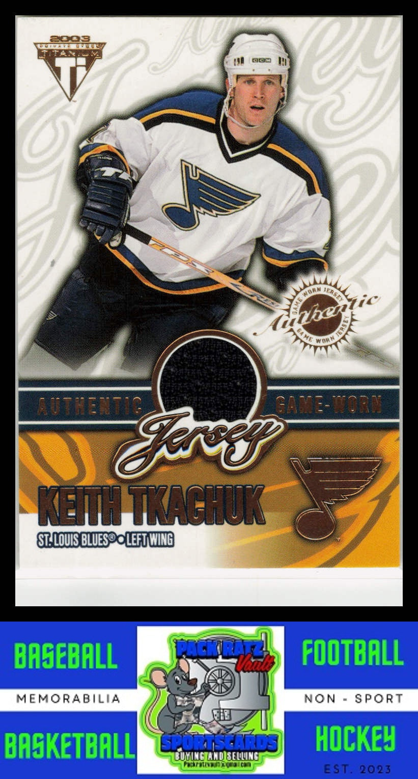 2003 Pacific Private Stock Titanium #59 Keith Tkachuk 642/914 Patches NM