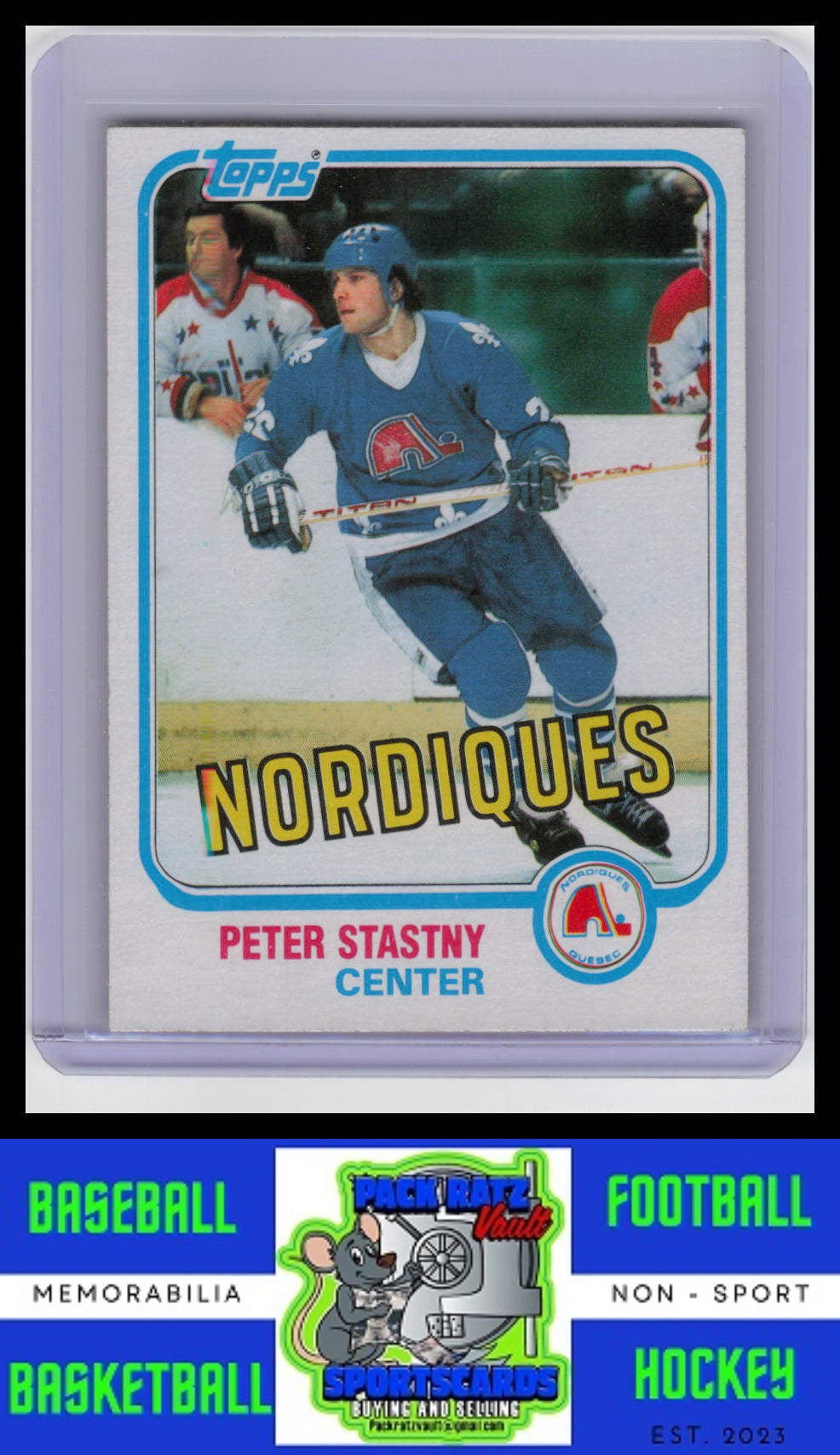 1981 Topps #39 Peter Stastny VG