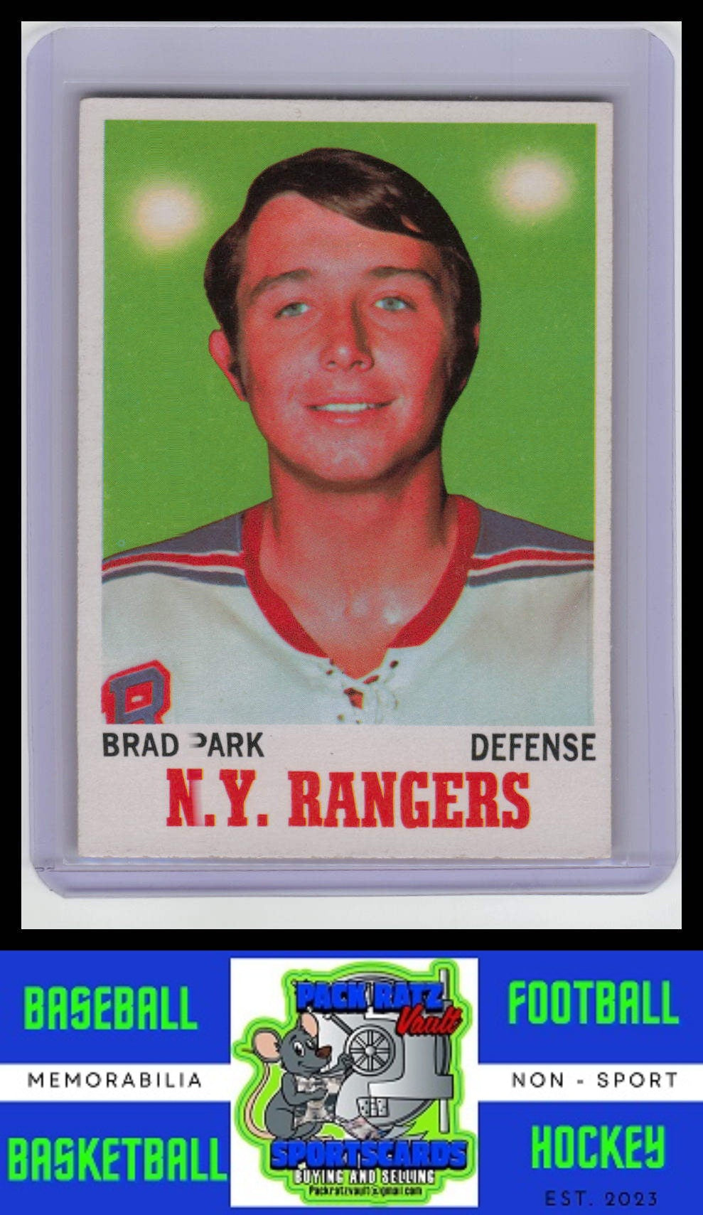 1970 Topps #67 Brad Park VG/EX