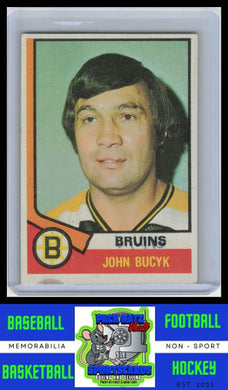 1974 Topps #239 Johnny Bucyk VG