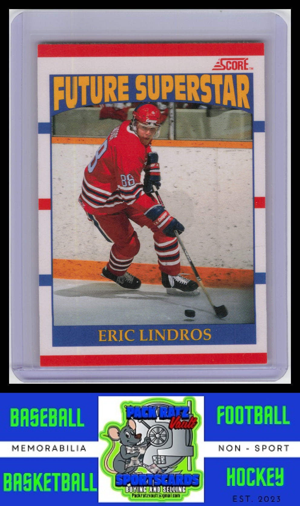 1990 Score Canadian #440 Eric Lindros VG