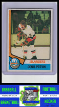 Load image into Gallery viewer, 1974 Topps #195 Denis Potvin VG