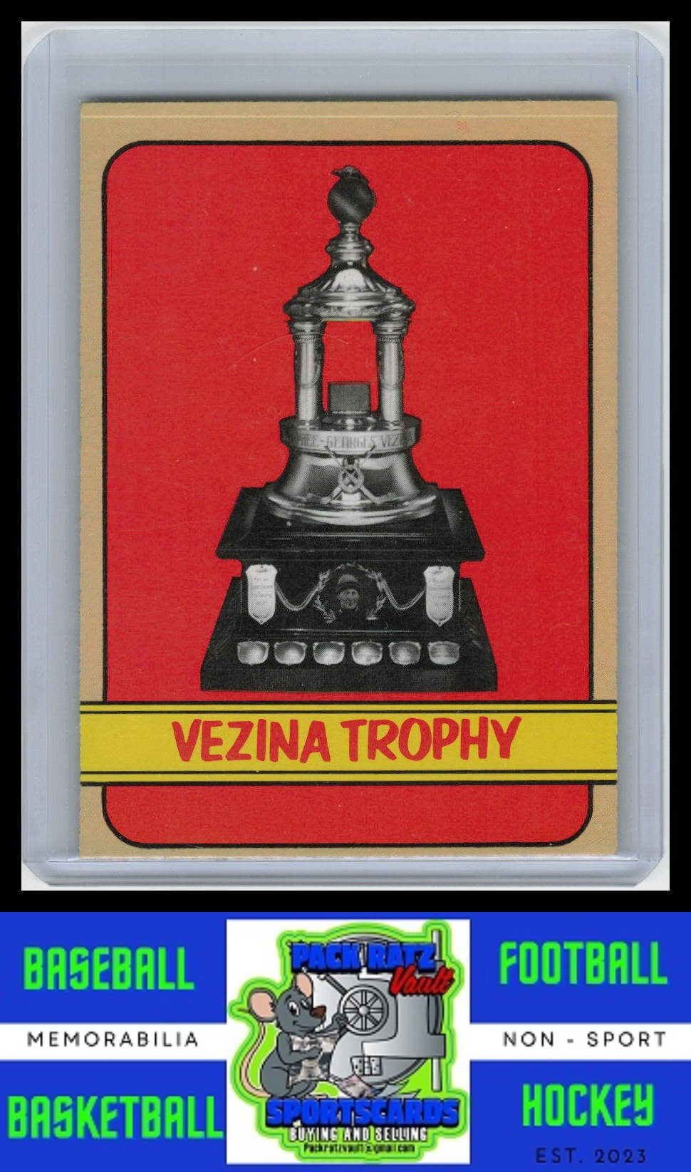 1972 Topps #173 Vezina Trophy VG