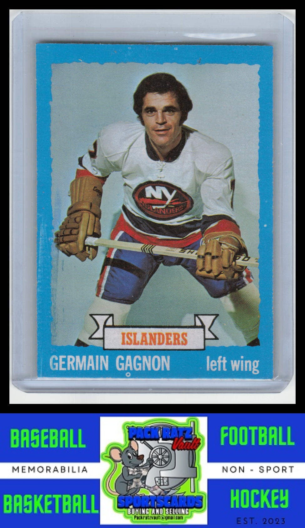 1973 Topps #178 Germain Gagnon EX