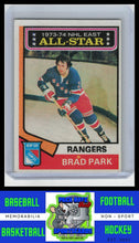 Load image into Gallery viewer, 1974 Topps #131 Brad Park G/Writing on the back