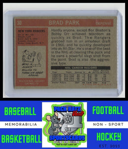 1972 Topps #30 Brad Park EX+