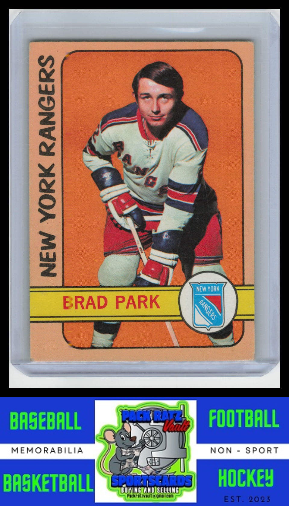 1972 Topps #30 Brad Park EX+