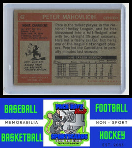 1972 Topps #42 Pete Mahovlich EX