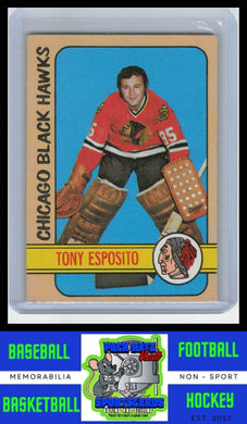 1972 Topps #20 Tony Esposito EX+