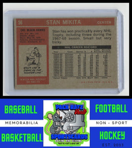 1972 Topps #56 Stan Mikita EX+