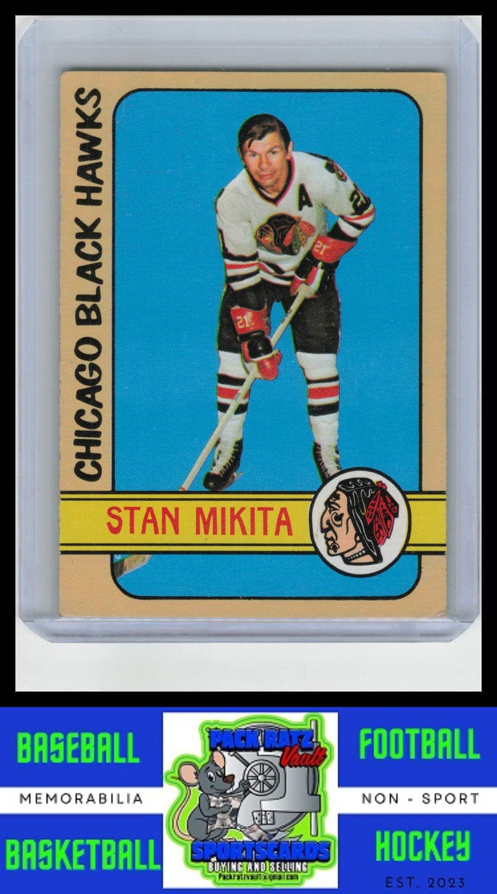 1972 Topps #56 Stan Mikita EX+