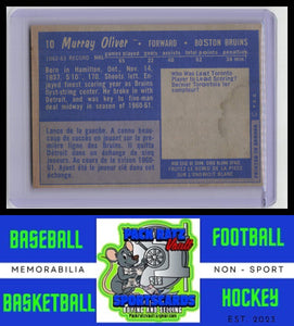 1963 Topps #10 Murray Oliver VG/stain on back