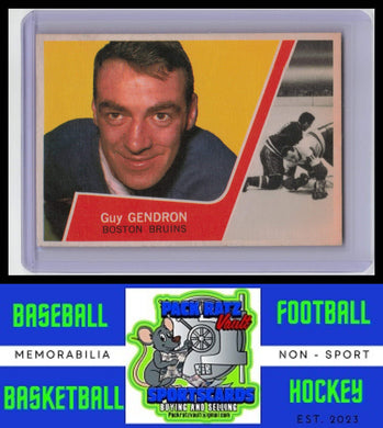 1963 Topps #16 Jean-Guy Gendron VG