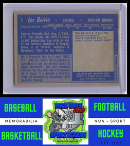 1963 Topps #5 Leo Boivin VG/EX