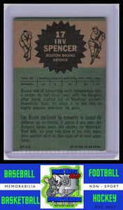 1962 Topps #17 Irv Spencer G/Front surface