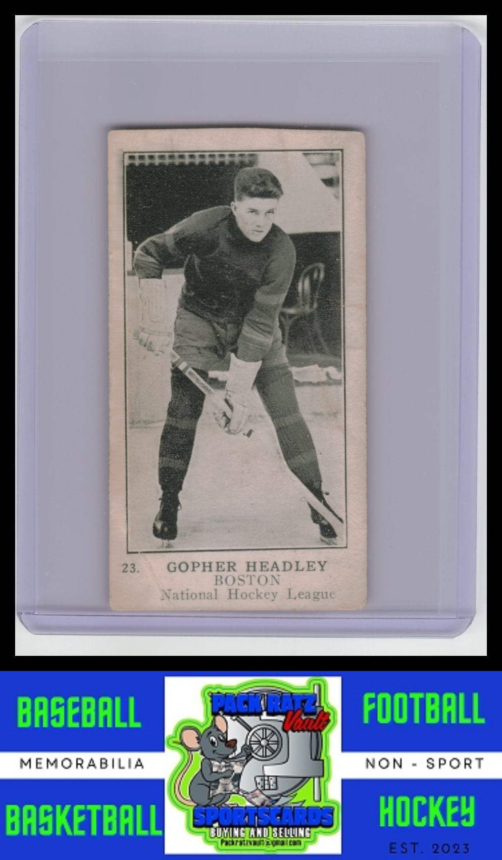 1924 William Paterson V145-2 #23 Gopher Headley VG