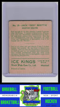 Load image into Gallery viewer, 1933 World Wide Gum Ice Kings V357 #29 &quot;Red&quot; Beattie VG