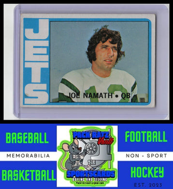 1972 Topps #100 Joe Namath VG/EX