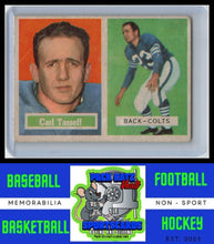 Load image into Gallery viewer, 1957 Topps #77 Carl Taseff G/ Crease