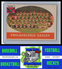 Load image into Gallery viewer, 1958 Topps #109 Philadelphia Eagles Team VG/EX