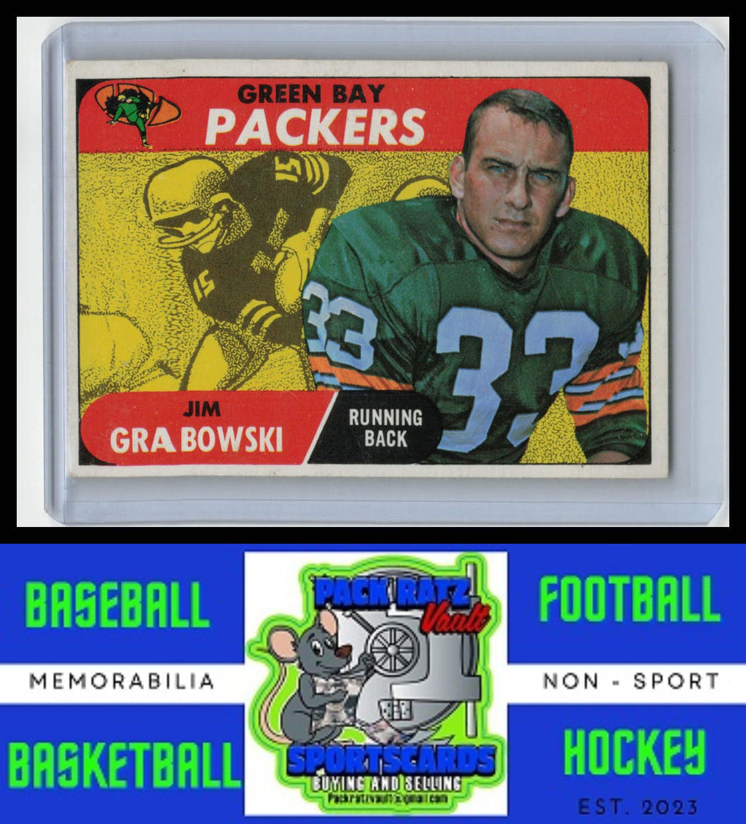 1968 Topps #183 Jim Grabowski VG/EX