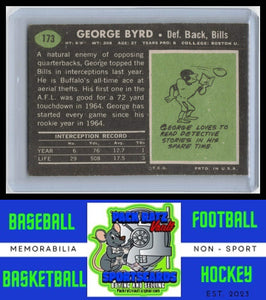 1969 Topps #173 George Byrd VG/EX