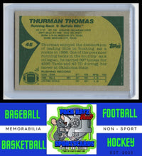 Load image into Gallery viewer, 1989 Topps #45 Thurman Thomas VG/EX