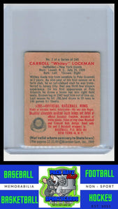 1949 Bowman #2 Carroll Lockman VG/EX