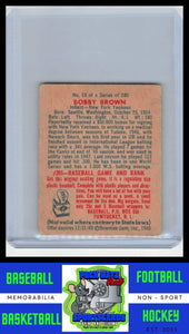 1949 Bowman #19 Bobby Brown VG/EX