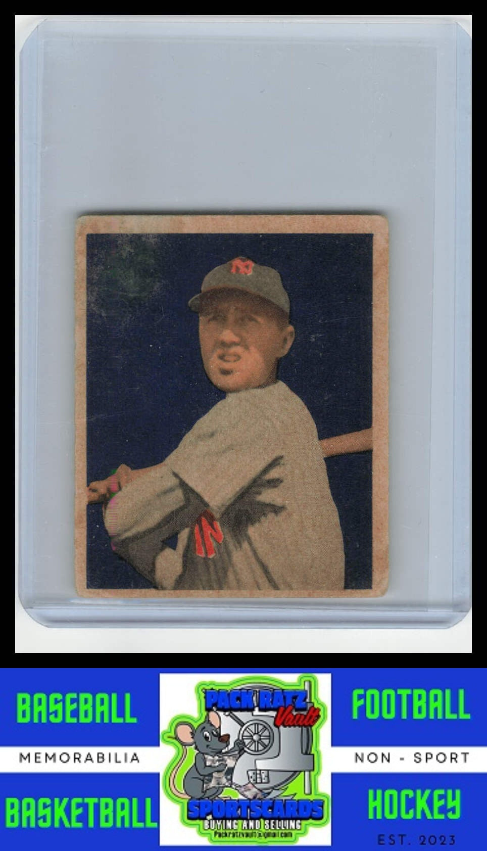 1949 Bowman #19 Bobby Brown VG/EX