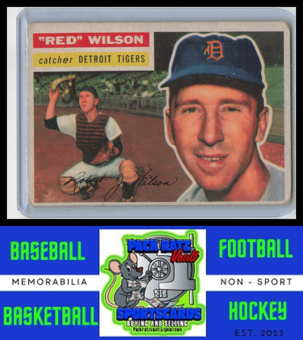 1956 Topps #92b Red Wilson Gray Back VG