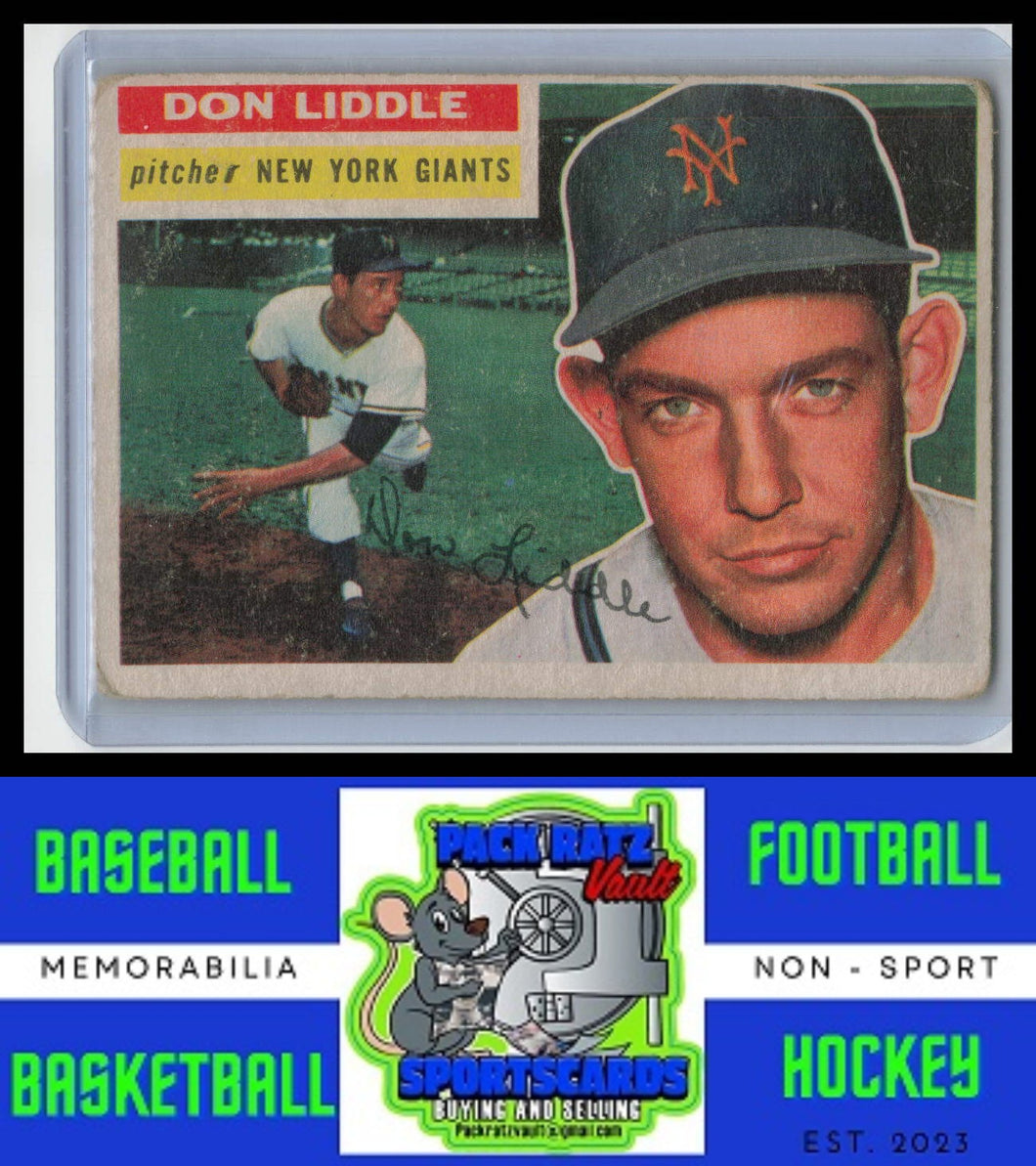 1956 Topps #325 Don Liddle G