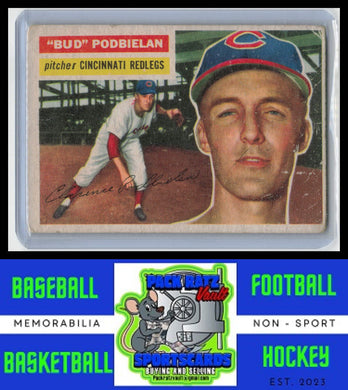 1956 Topps #224 Bud Podbielan G/surface/corners