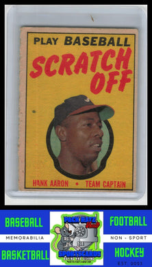 1970 Topps #NNO Sam McDowell Scratch-Offs VG/EX