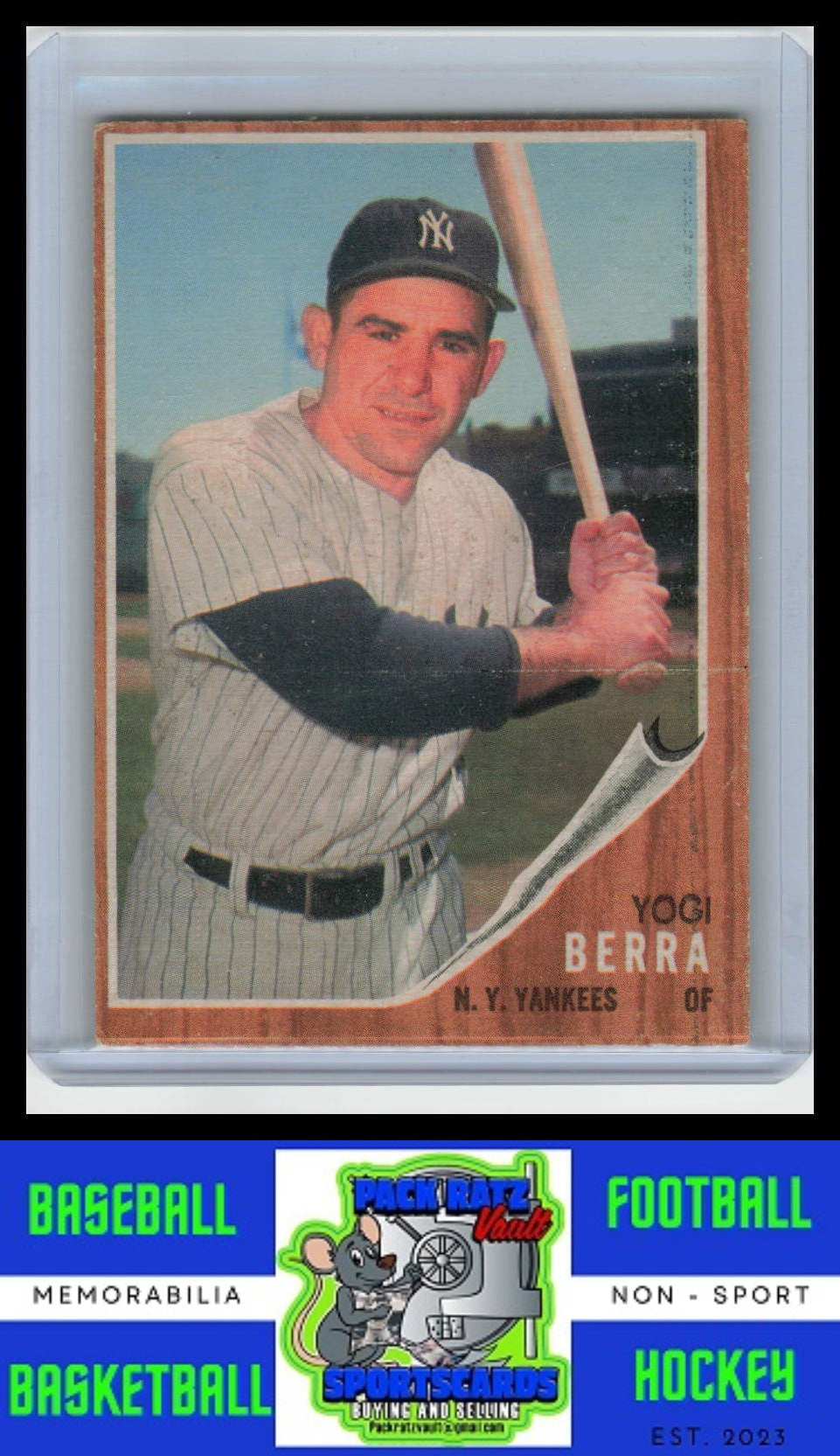 1962 Topps #360 Yogi Berra VG/EX