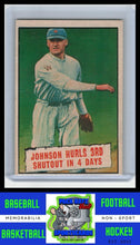 Load image into Gallery viewer, 1961 Topps #409 Johnson Hurls 3rd Shutout in 4 Days BT VG/EX