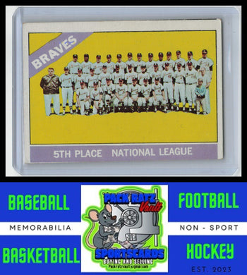 1966 Topps #326 Atlanta Braves TC VG