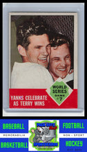 Load image into Gallery viewer, 1963 Topps #148 World Series Game 7 WS VG