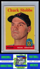 Load image into Gallery viewer, 1958 Topps #239 Chuck Stobbs VG