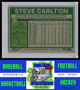 1977 Topps #110 Steve Carlton VG