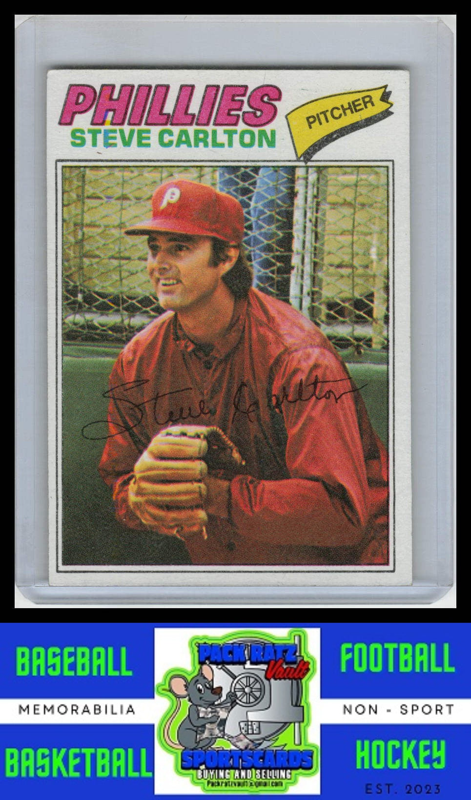 1977 Topps #110 Steve Carlton VG