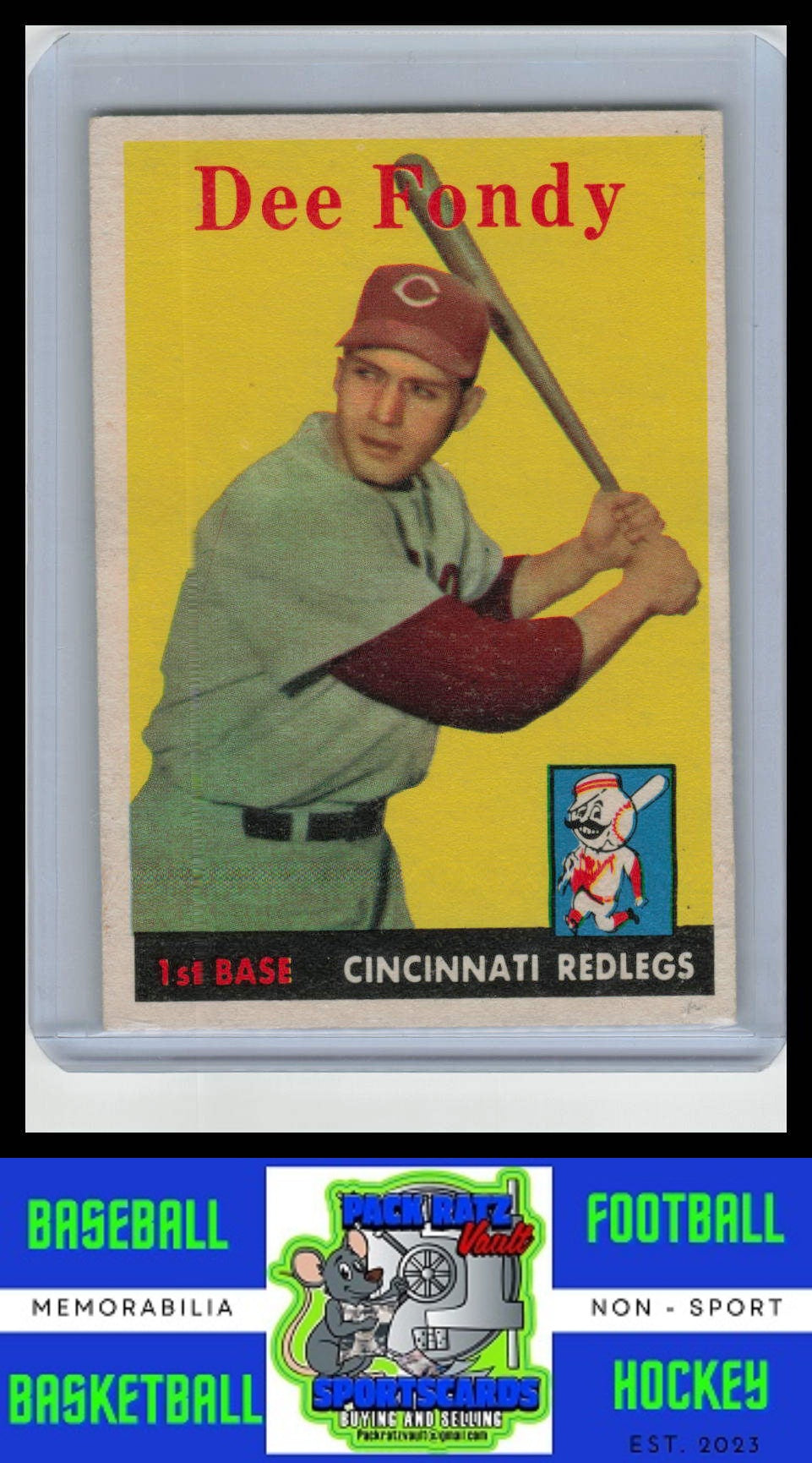 1958 Topps #157 Dee Fondy VG/EX